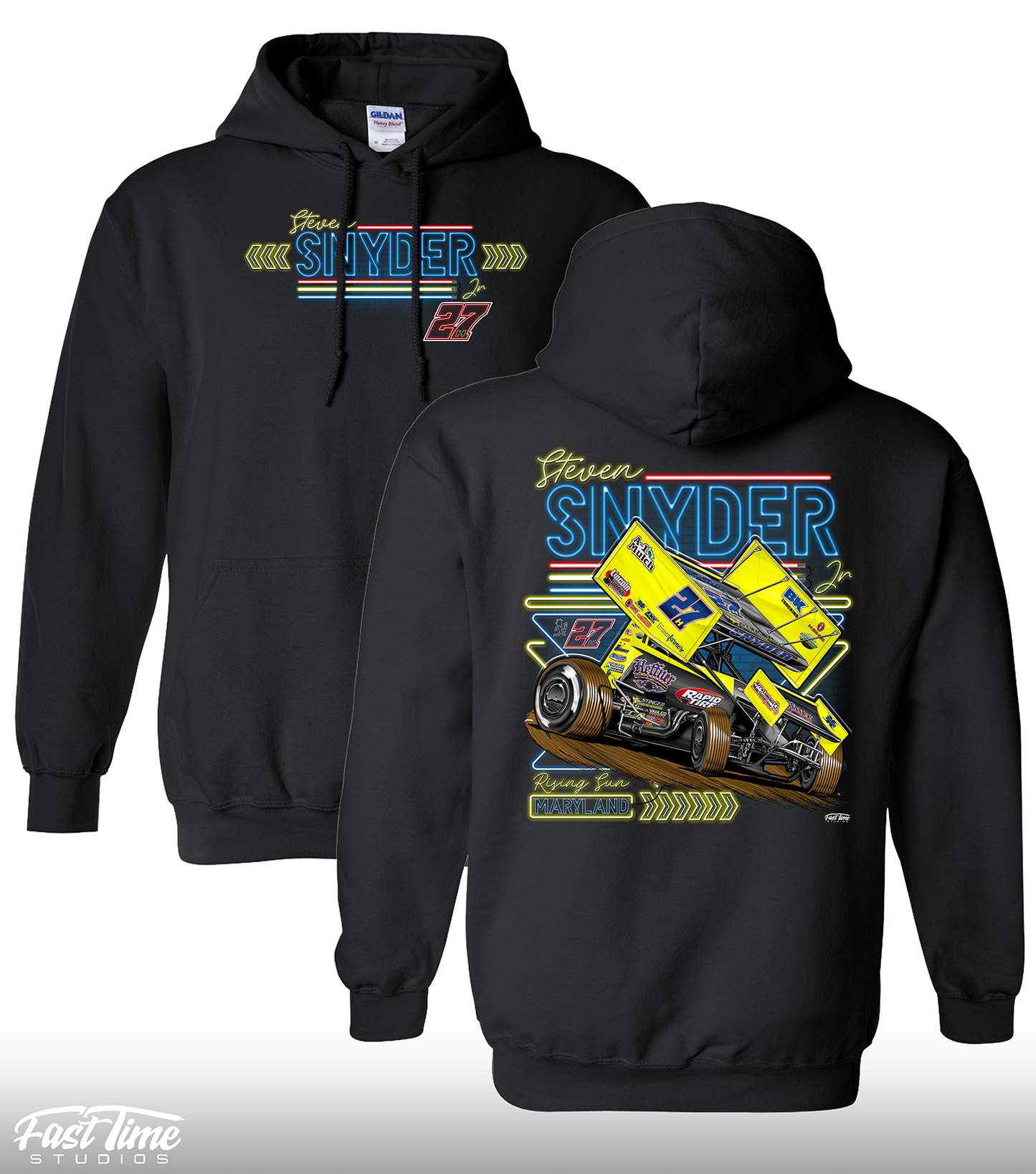 Steven Snyder Jr Sprint Car (Indy Black Hoodie)