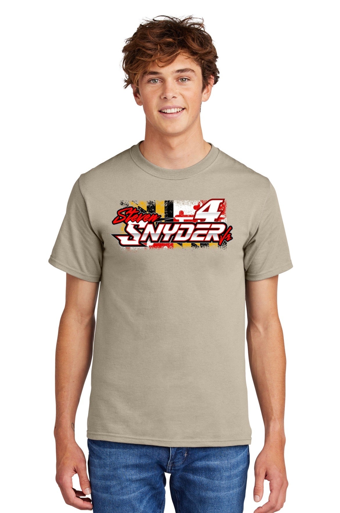 Steven Snyder Jr (Sand Gildan Softstyle T-Shirt)
