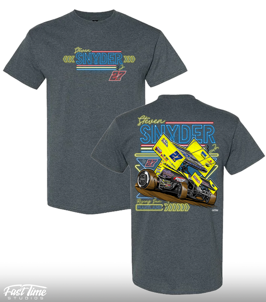 Steven Snyder Jr Sprint Car (Dark Heather Grey T-shirt)